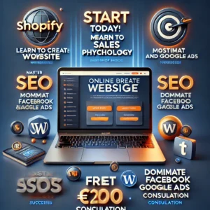 PRODUKTŲ IR PASLAUGŲ PARDAVIMO INTERNETE MOKYMAI